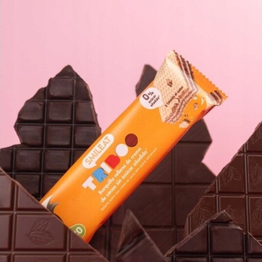 Smileat Triboo Bio Vafler Med Kakao Fyll 30 G Smileat Triboo Bio Vafler Med Kakao Fyll 30 G
