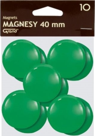 Grand Magnet 40 Mm Grønn 10 Stk Grand