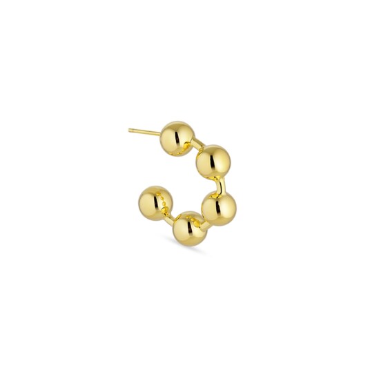 Jane Kønig Big Atomic Ørering Single BAC-SS24-G - Dame - 925 sterling silver