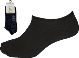 Kilde & Co. Comfort "Low Cut" Bamboo Svart Str. 39 42