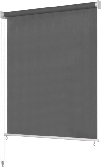 vidaXL Utendørs rullegardin 140X230 cm antrasitt
