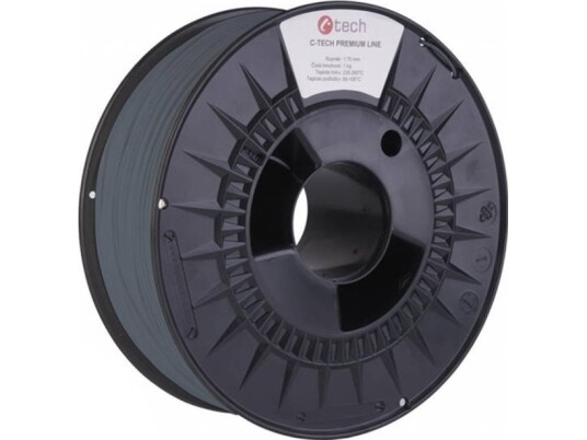Trykkstreng (Filament) C-Tech Premium Line, Pla, Gråblå, Ral7031, 1,75 Mm, 1 Kg Trykkstreng (Filament) C-Tech Premium Line, Pla, Gråblå, Ral7031, 1,75 Mm, 1 Kg