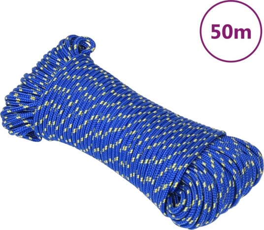 Båttau blå 4 mm 50 m polypropylen Båttau blå 4 mm 50 m polypropylen