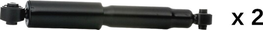 RIDEX 854S21200 Støtdemper