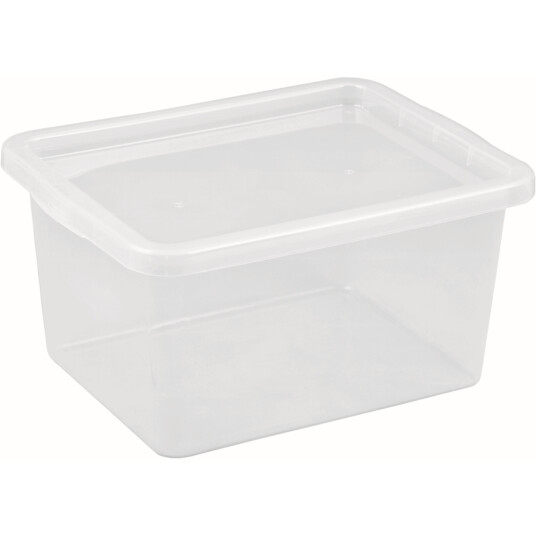 BASIC BOX 52L TRANSPARENT BOKS OG LOKK