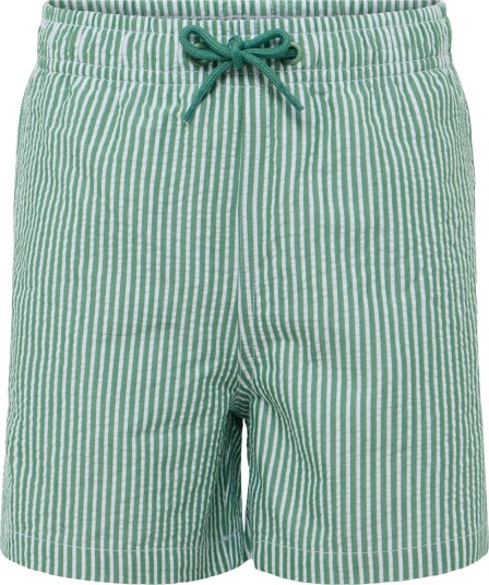 Mango Seersucker Striped Swimsuit Green 11 12