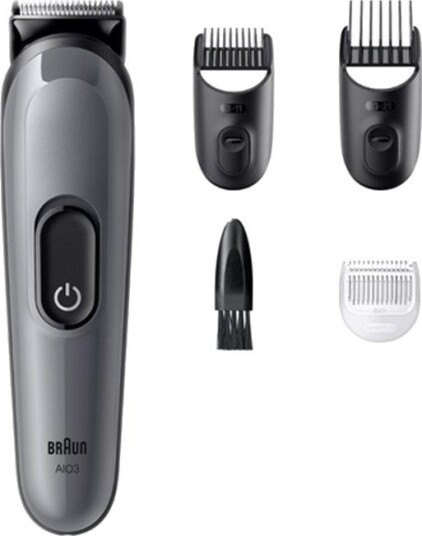 Braun Series 3 All-in-One Hårtrimmer - Svart/Grå