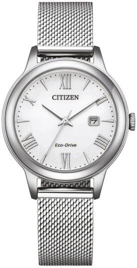 Citizen Dameklokke EW2621 75A Elegance Hvit/Stål Ø31.5 mm