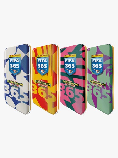 Panini FIFA 365 Adrenxl Samlekort 2026 Pencil Tin Panini FIFA 365 Adrenxl Samlekort 2026 Pencil Tin