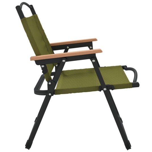 vidaXL Campingstoler 2 stk grønn 54x43x59 cm oxfordstoff vidaXL Campingstoler 2 stk grønn 54x43x59 cm oxfordstoff