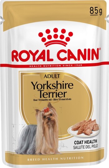Royal Canin Yorkshire Terrier Adult Som Supplement Yorkshire Våtfòr 24 X 85 G