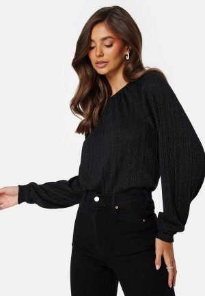 Pieces Dalilah New LS Top Black XS