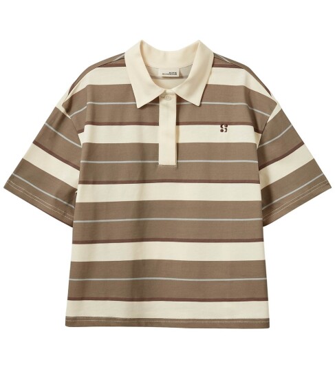 Sofie Schnoor Young Pilsy Polo T Shirt Brown 164 Sofie Schnoor Young Pilsy Polo T Shirt Brown 164