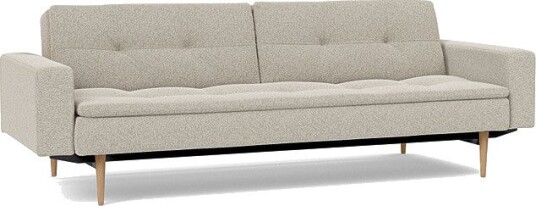 Sovesofa Dublexo med Armlener & Lys Styletto ben B 2014004