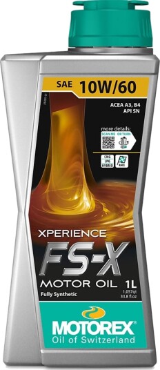 Motorolje MOTOREX XPERIENCE FS-X SAE 10W60 1L