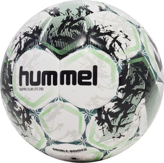 Hummel Fotball Inspire Club Lite 290 Grå/Hvit/Neon Grønn Str. 3
