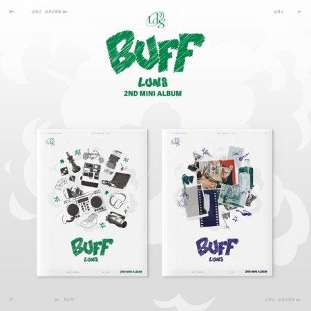 LUN8 Buff Random Cover incl. 84pg Photobook, Folded Poster Photocard, Unit Photocard + More CD LUN8 Buff Random Cover incl. 84pg Photobook, Folded Poster Photocard, Unit Photocard + More CD
