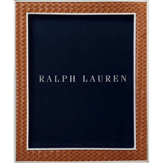 Ralph Lauren Brockton Ramme 20,32x25,4 cm Saddle