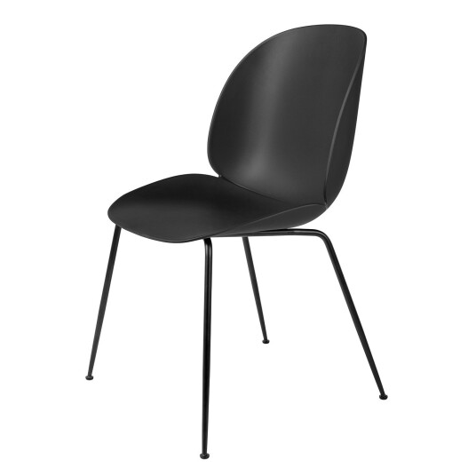 Gubi Beetle Stol Uten Trekk Conic Base Sort Gubi Beetle Stol Uten Trekk Conic Base Sort