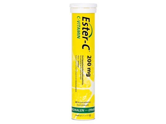 Ester C 200 mg Appelsinsmak 20 stk. Ester C 200 mg Appelsinsmak 20 stk.