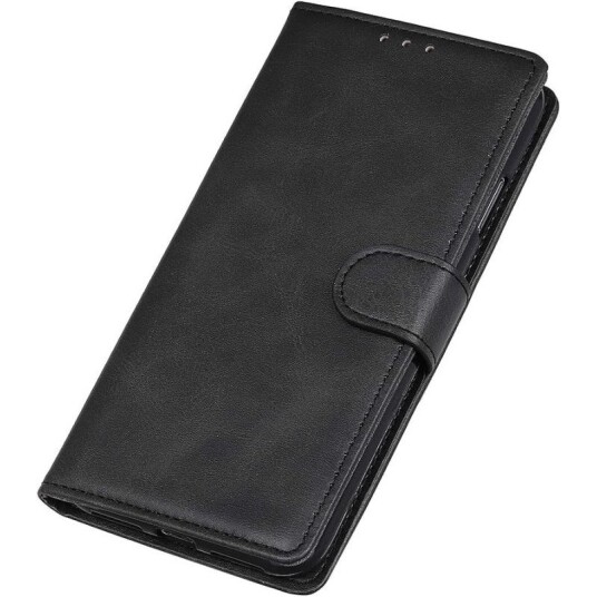 Oem Flipdeksel med Kortholder og Stativ for Xiaomi Redmi Note 14 Pro Plus – Svart
