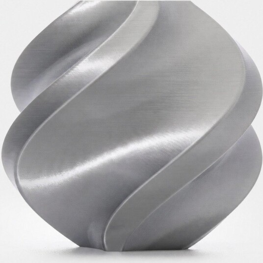 Bambu Lab PLA Silk+ Silver 13109 Refill uten spole