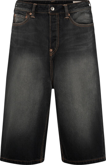 Evisu Seagull & Claw Marks Emb. Pocket Denim Shorts Black 31 Evisu Seagull & Claw Marks Emb. Pocket Denim Shorts Black 31
