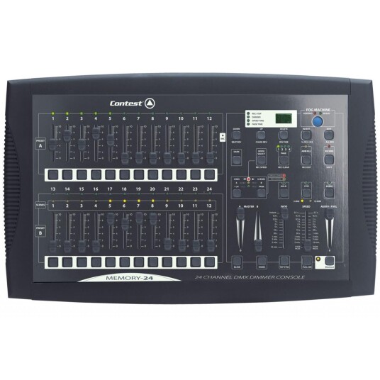 Contest Memory24 Dmx-Kontroller 24 Kanaler, 2 X 12 Banker