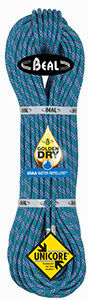 Beal Ice Line 8.1mm Unicore Golden Dry Emerald 60m Beal Ice Line 8.1mm Unicore Golden Dry Emerald 60m