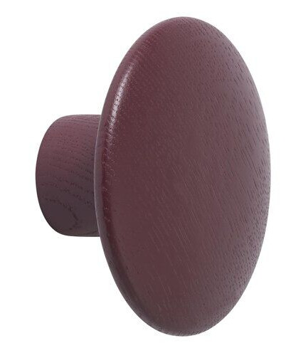 Muuto The Dots klesknagg burgundy medium