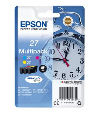Epson Blekk Multipack 27 (c/m/y)