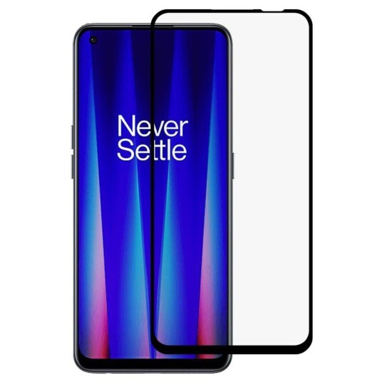 INCOVER OnePlus Nord CE 2 (5G) Skjermbeskytter i Glass - Full-fit - Svart Kant
