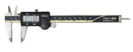 Mitutoyo Absolute Aos Digimatic Skjutmått 500-159-30 0-6in, 0,0005in Hårdmetallbel. Utv. Skänklar, Flat Sticka, Friktionsrulle Mitutoyo Absolute Aos Digimatic Skjutmått 500-159-30 0-6in, 0,0005in Hårdmetallbel. Utv. Skänklar, Flat Sticka, Friktionsrulle