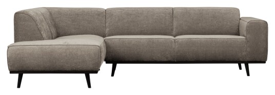 BePureHome Statement Sofa m. venstrevendt Sjeselong - Clay
