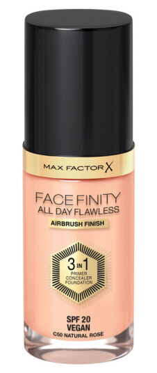 Max Factor All Day Flawless 3-in-1 Foundation med SPF 20 - 30 ml - 50 Natural