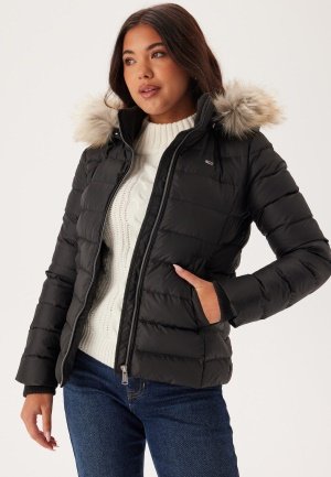 TOMMY JEANS Tjw Basic Hooded Down Jacket BDS Black XS TOMMY JEANS Tjw Basic Hooded Down Jacket BDS Black XS
