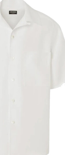 Zegna Herre Skjorter Hvit L,