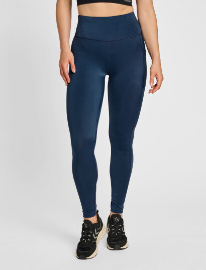 Hummel Hmlte Tola High Waist Tights - Blue - M