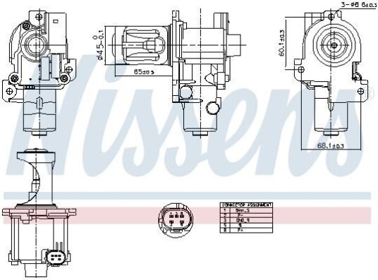 EGR Ventil NISSENS 98216