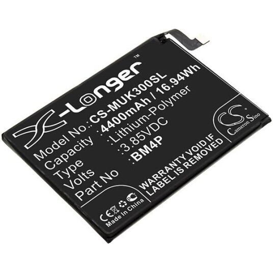 Xiaomi M2001G7AE batteri (4400 mAh 3.85 V, Sort)