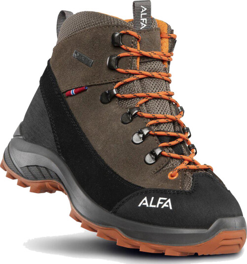 Alfa Kratt JR, fjellstøvel barn 34 BROWN Alfa Kratt JR, fjellstøvel barn 34 BROWN