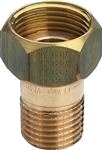 Viega Rødgods Forskruning Fladtættende Med 1.1/4" Omløber Og 1" Nippel. Kantet Flad Pakning Afm 34/2