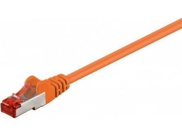 Goobay Cat 6 Koblingskabel S/Ftp (Pimf) Oransje - Kabellengde 0,5 M