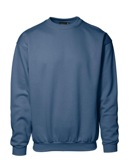 ID Klassisk Sweatshirt Slitesterk Blå
