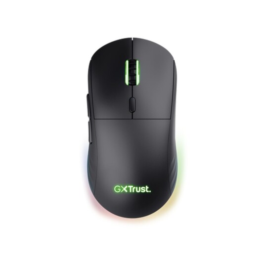 Trust GXT927 Redex+ Trådløs Gamingmus 25600 dpi RGB Sort