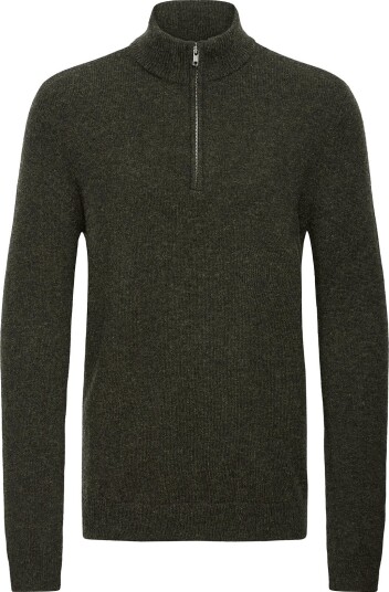 Blend Bhbranko Halfzipp Knit Noos DEEP DEPTHS MELANGE XXL