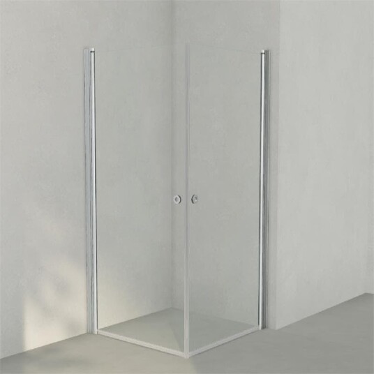 INR Iconic Nordic Rooms Dusjhjørne Linc Angel Original, Klart Glass, Timeless Glass Matt Aluminium / 90x90cm INR Iconic Nordic Rooms Dusjhjørne Linc Angel Original, Klart Glass, Timeless Glass Matt Aluminium / 90x90cm