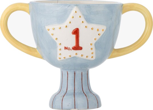 Bloomingville Trophy krukke 23x16 cm Blå Bloomingville Trophy krukke 23x16 cm Blå