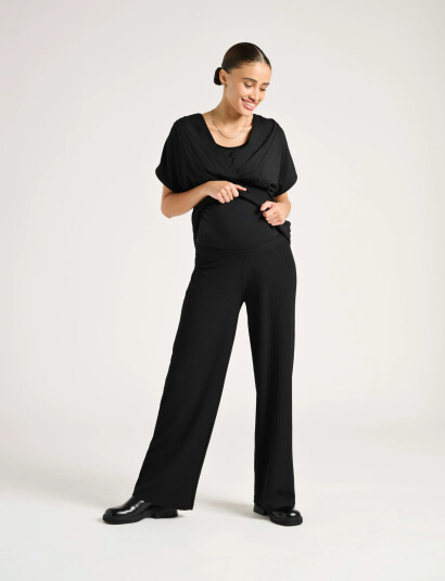 Only Maternity Olmemma Wide Pant Jrs Noos - Black - XL