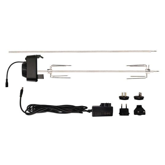 Masterbuilt Gravity Series rotisserikit Svart Till GS 560 800 1050 & kolrök Svart Masterbuilt Gravity Series rotisserikit Svart Till GS 560 800 1050 & kolrök Svart